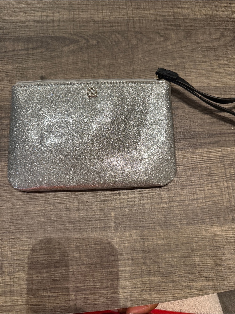 Kate Spade Sparkle Wristlet Clutch - Silver